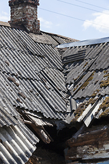 Image showing broken and ruined slate