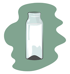 Image showing Drawing of a baby\'s milk bottle vector or color illustration