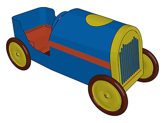 Image showing A colorful toy vector or color illustration