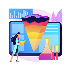 Image showing Geochemistry abstract concept vector illustration.