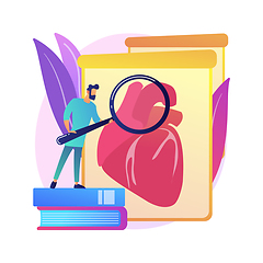 Image showing Lab-grown organs abstract concept vector illustration.