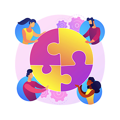Image showing Human relations abstract concept vector illustration.