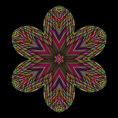 Image showing Abstract Patterened Flower