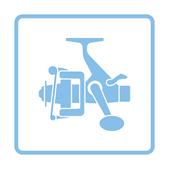 Image showing Icon of Fishing reel 