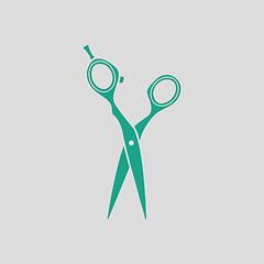 Image showing Hair scissors icon