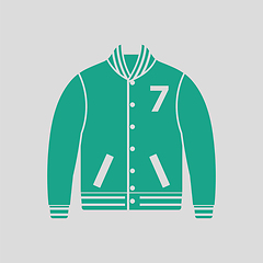 Image showing Baseball jacket icon