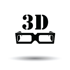 Image showing 3d goggle icon