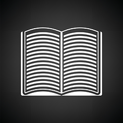 Image showing Open book icon