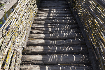 Image showing Wooden bridge