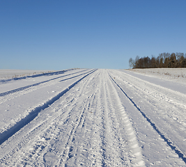 Image showing Ruts on road