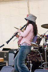 Image showing Clarinet Player