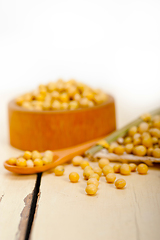 Image showing organic soya beans