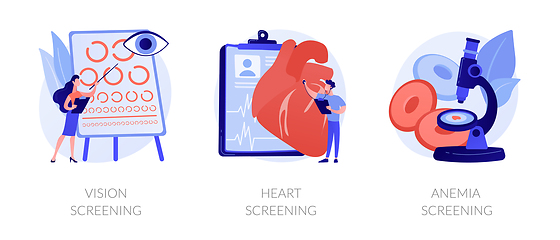 Image showing Health condition diagnostics vector concept metaphors.