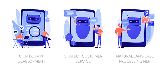 Image showing Chatbot vector concept metaphors