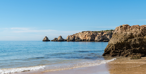 Image showing Beach of Praia da Rocha