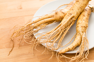 Image showing Ginseng on plate