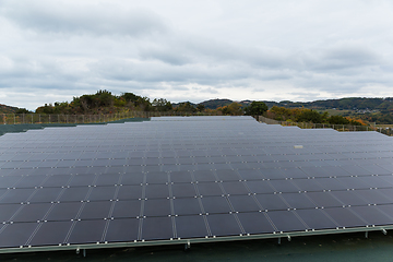 Image showing Solar panel station