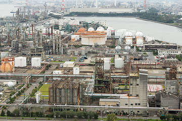 Image showing Petrochemical plant in yokkaichi city