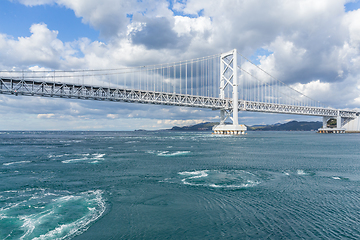 Image showing Onaruto Bridge and Whirlpool