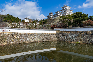 Image showing Himeji castle and blue sky
