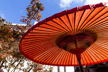 Image showing Red umbrella