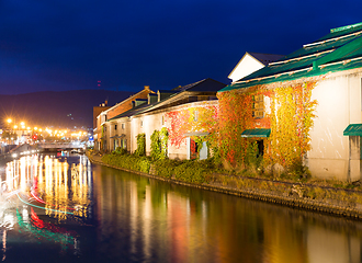 Image showing Otaru in autumn season