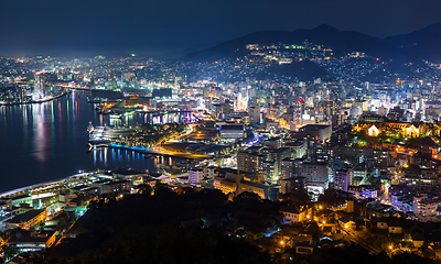 Image showing Nagasaki skyline