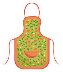 Image showing A stylish apron vector or color illustration