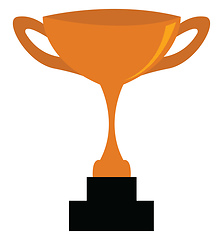 Image showing Trophy for a winner in championship illustration print vector on