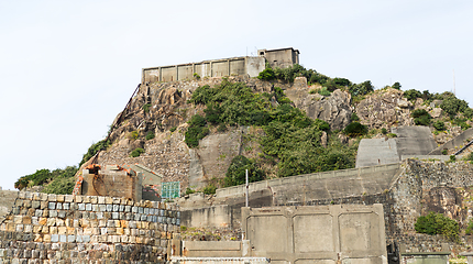 Image showing Gunkanjima island in Nagasaki city