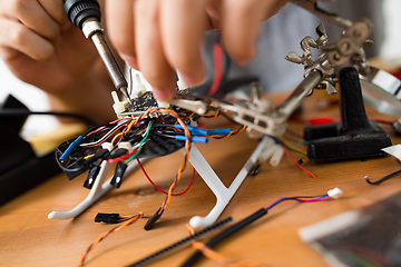 Image showing Installation of drone