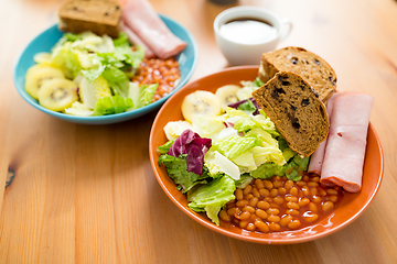 Image showing English Breakfast on Table