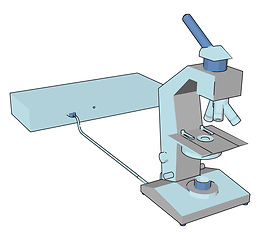 Image showing A lab instrument science vector or color illustration