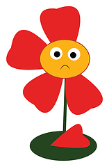 Image showing Flower vector or color illustration