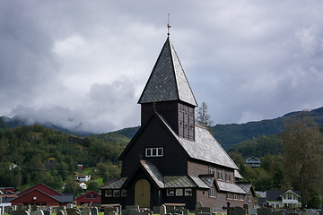 Image showing Roldal Stave Church, Sogn og Fjordane, Norway