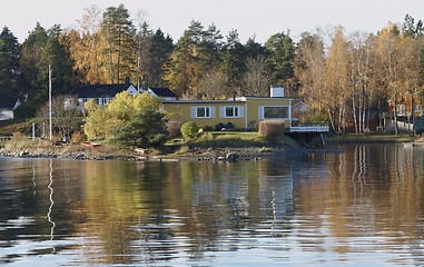 Image showing House near the sea. 