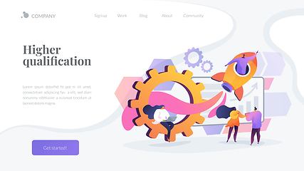 Image showing Productivity landing page concept