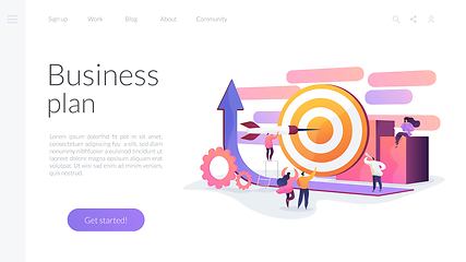Image showing Goals landing page concept