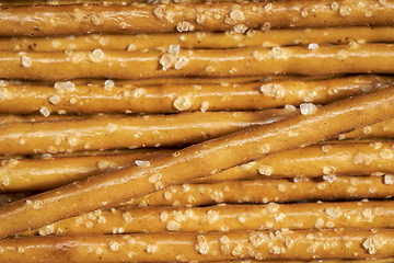 Image showing salt sticks closeup