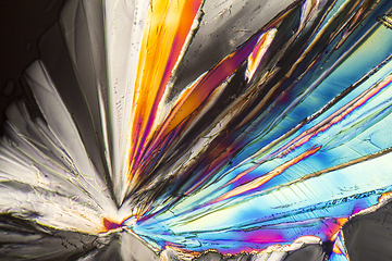 Image showing colorful Sucrose micro crystals