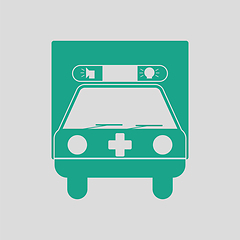 Image showing Ambulance car icon