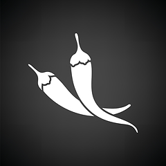 Image showing Chili pepper icon