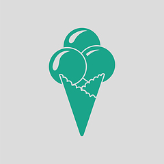 Image showing Ice-cream cone icon