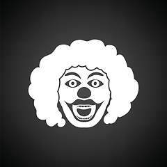 Image showing Party clown face icon