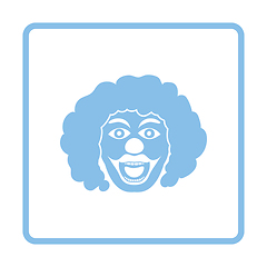 Image showing Party clown face icon