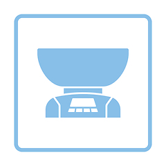 Image showing Kitchen electric scales icon