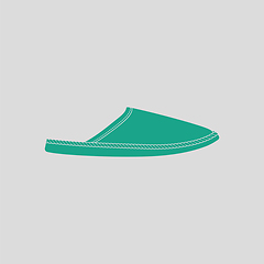 Image showing Man home slipper icon