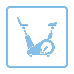 Image showing Exercise bicycle icon