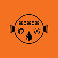 Image showing Water meter icon
