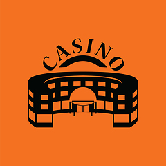 Image showing Casino building icon